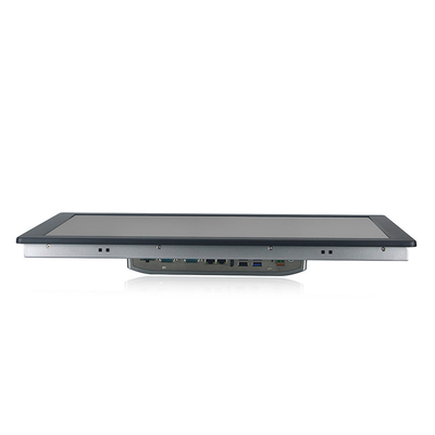 Double écran tactile résistif imperméable 24V 21,5&quot; industriel de LAN 1000nits PC extérieur de panneau