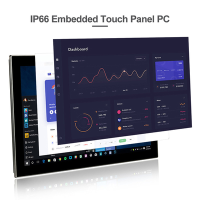 L'avant IP65 a enfoncé le PC Windows le 8ème Gen Core I5/I7 d'écran tactile pour des solutions de HMI