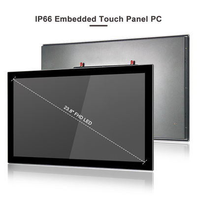 Qualité Le PC industriel Fanless d'écran tactile conjuguent Lan Pc Vesa Mount 24" 1920 x 1080 usine