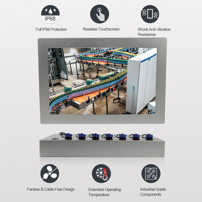Qualité Utilisation humide d'environnement de PC imperméable résistif extérieur de l'écran tactile Ip66 usine