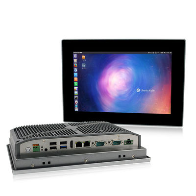 Qualité PC incorporé industriel Fanless J1900 RS232 RS422 RS485 d'écran tactile de 10 pouces usine