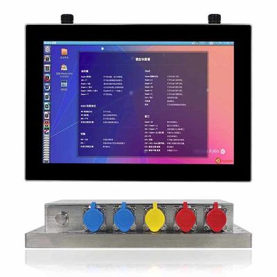 Qualité PC imperméable d'écran tactile de 450cd/M2 SUS304 12 pouces pour l'industrie de viande usine
